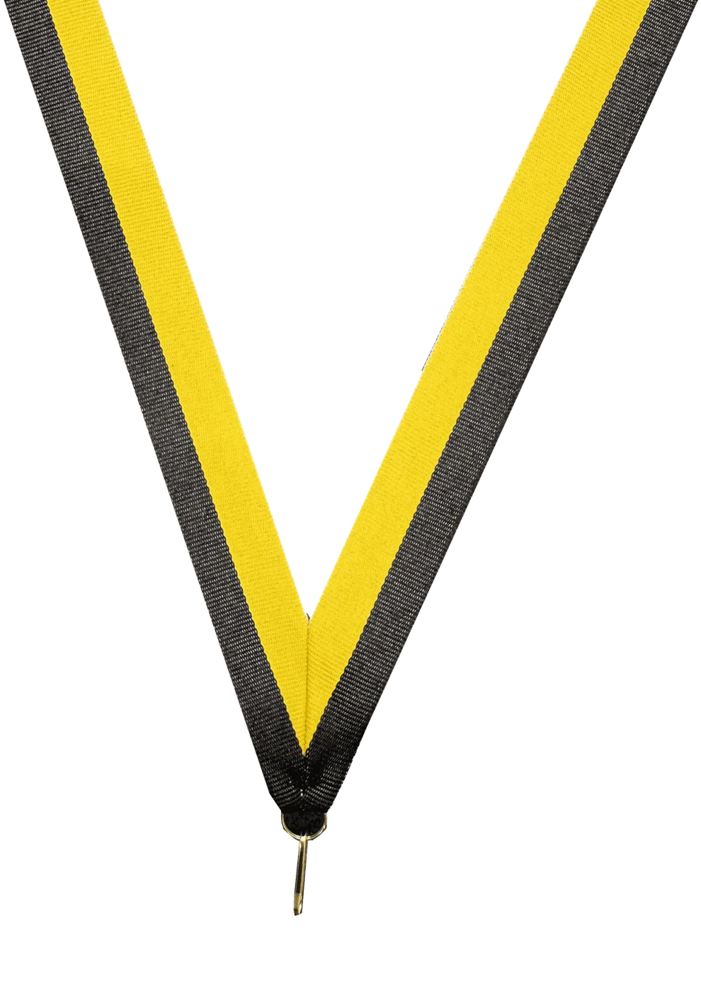 Black and yellow stripped ribbon
