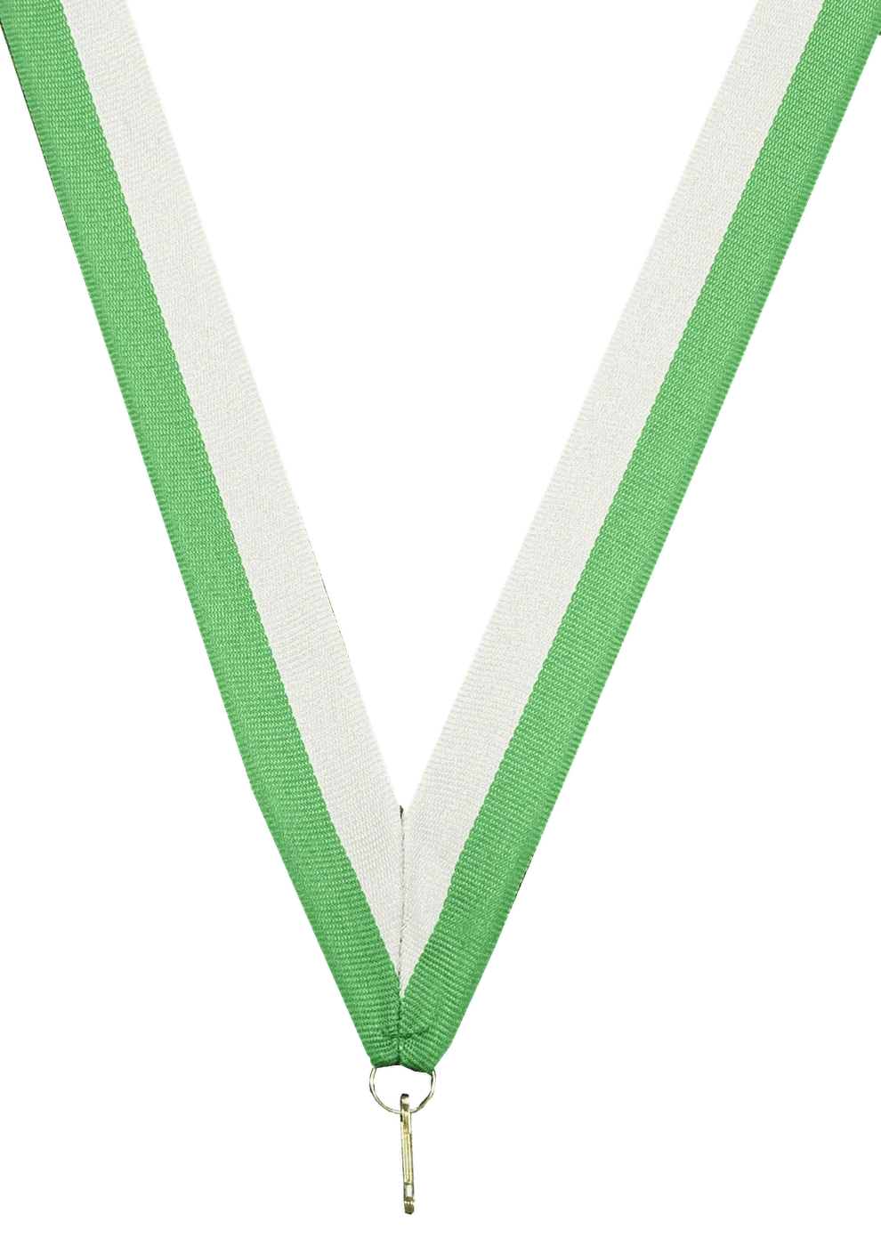 Green and white stripped Ribbon