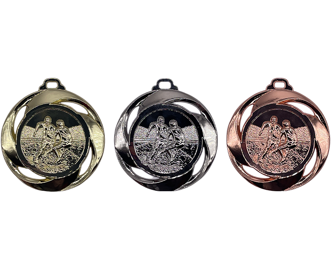 RG50 - Engravable Metal Medals - Rugby Medals