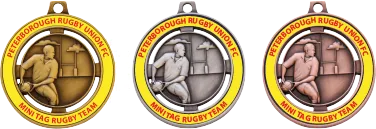 Rim RG1 - Rim Medals - Rugby Medals