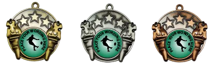 Rim RG4 - Rim Medals - Rugby Medals