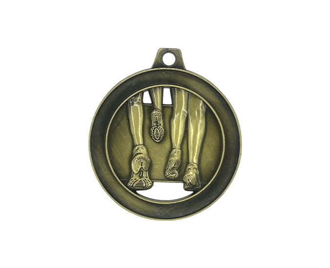 Run 1 - Engravable Metal Medals - Running Medals