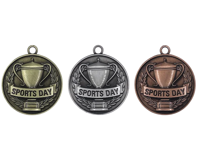 SD43 - Engravable Metal Medals - School and Victory Medals