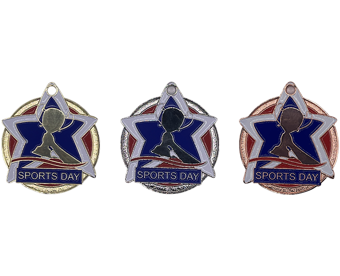 SD5 - Engravable Metal Medals - School and Victory Medals