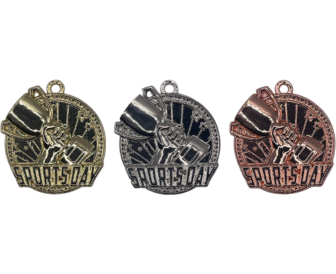 SD67 - Engravable Metal Medals - School and Victory Medals