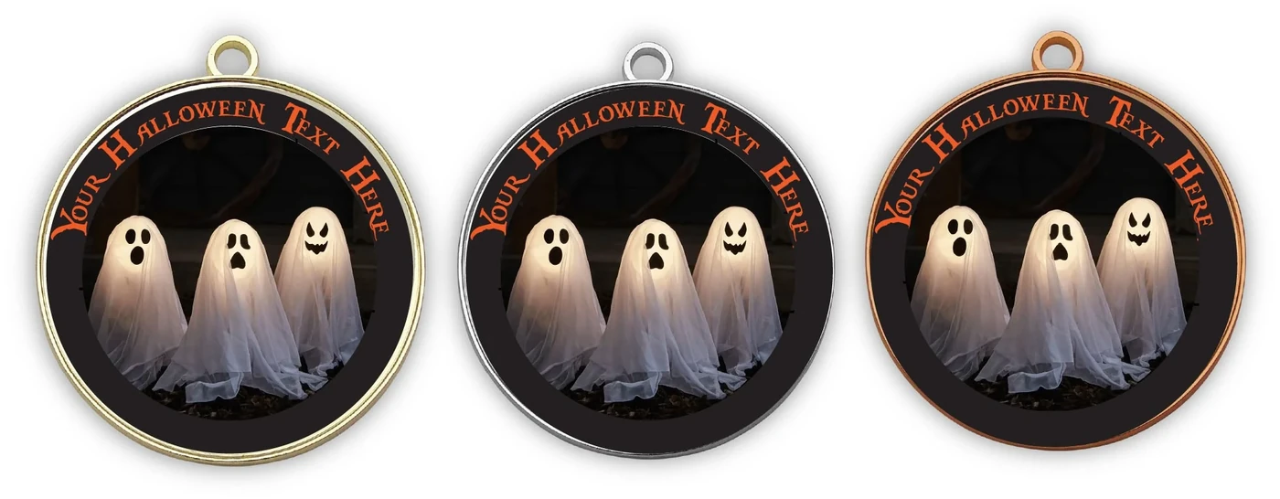 GYM H2 - Gymnastics Halloween Medals - Seasonal Gymnastics Medals