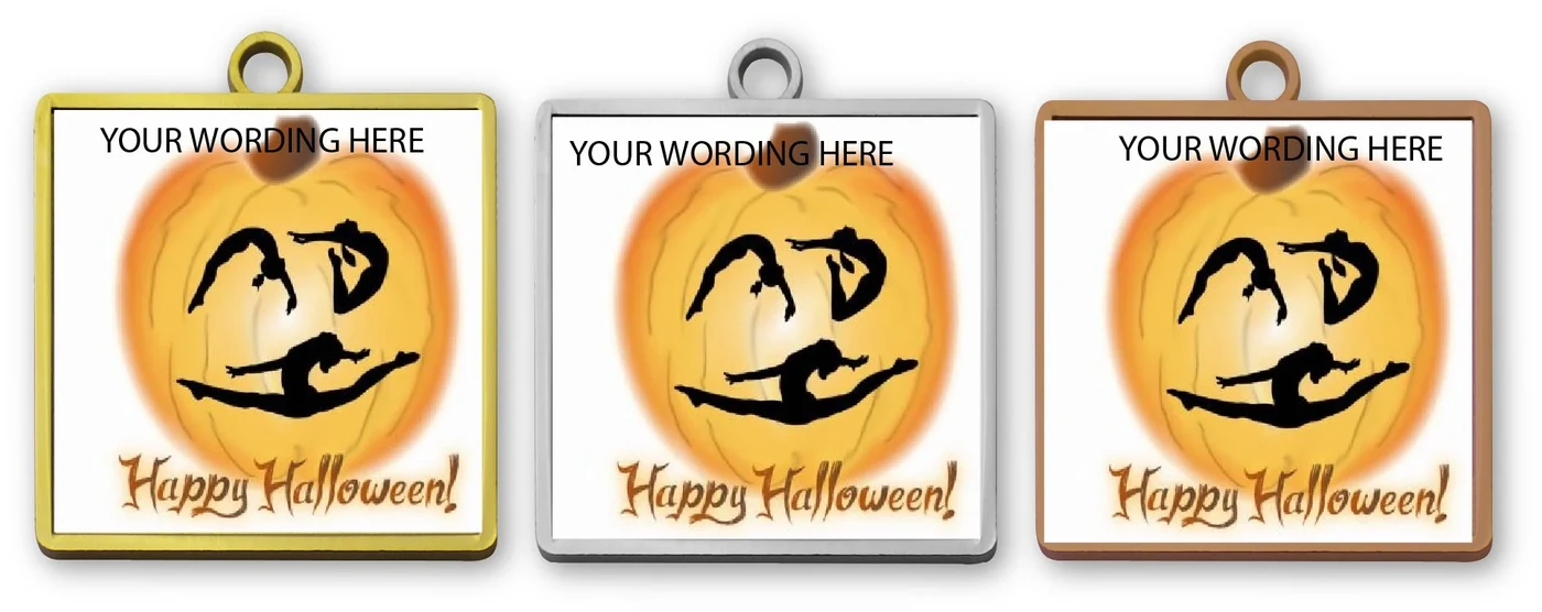 GYM H5 - Gymnastics Halloween Medals - Seasonal Gymnastics Medals