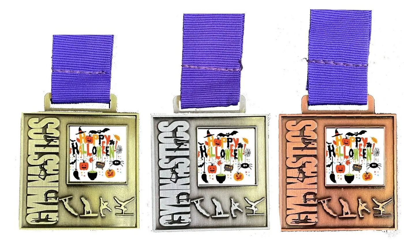 GYM H7 - Gymnastics Halloween Medals - Seasonal Gymnastics Medals