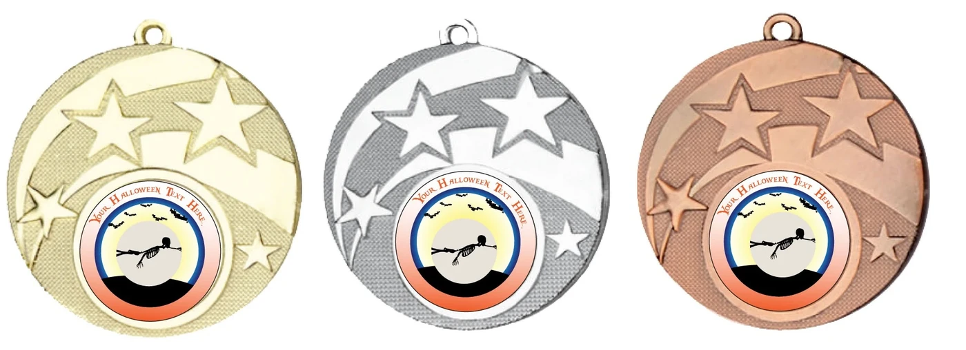Swim H3 - Swimming Halloween Medals - Seasonal Swimming Medals