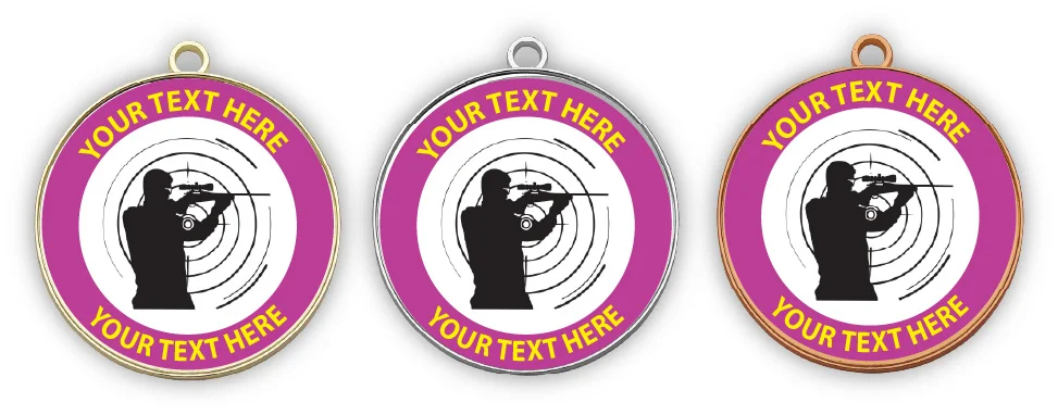 MMSHOOT2 - Metal Medals - Shooting Medals