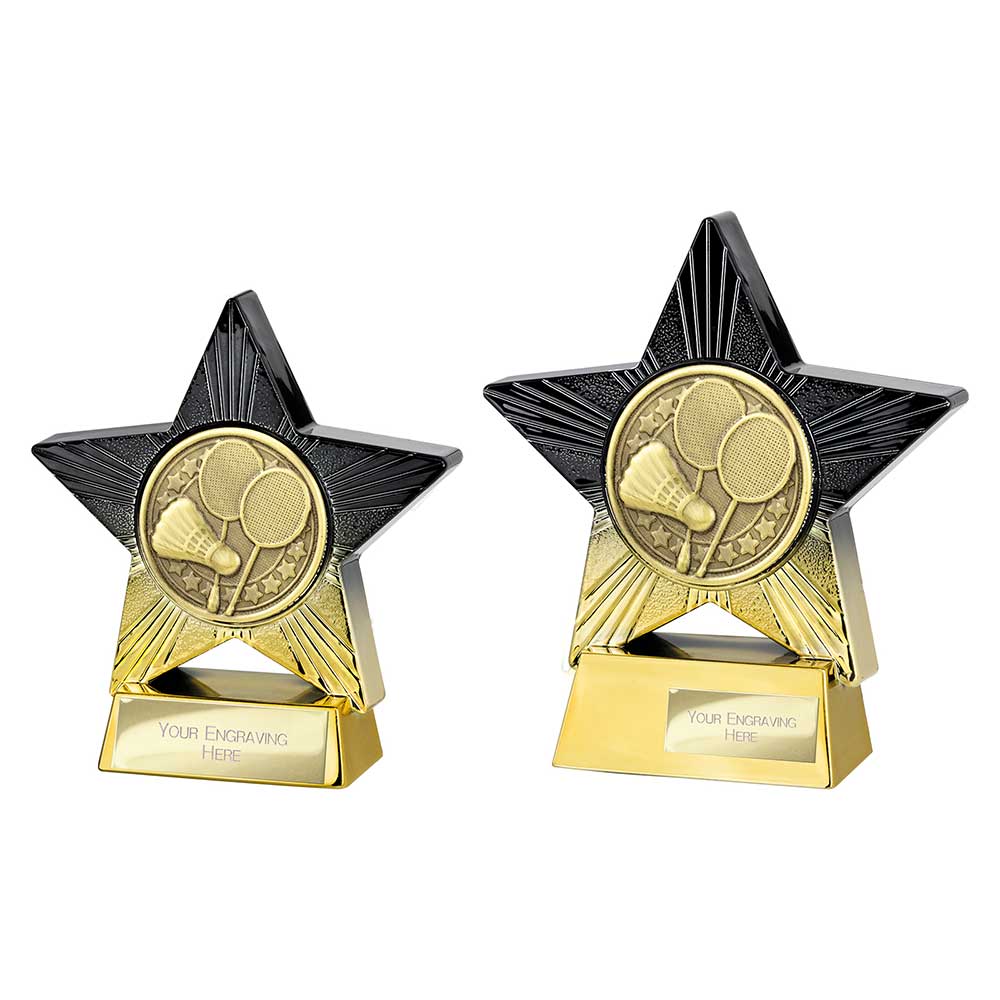 Superstar Badminton Award Black & Gold