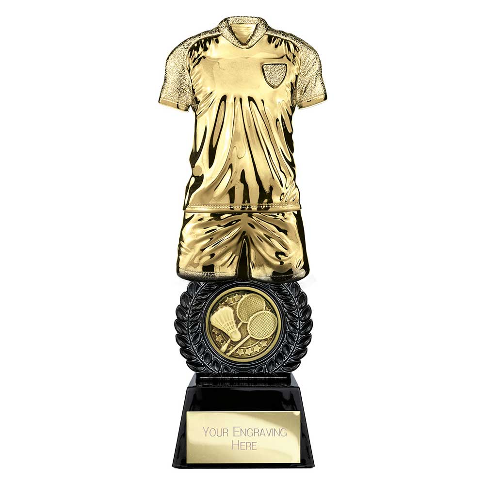 Intensity Badminton Award Gold & Carbon Black
