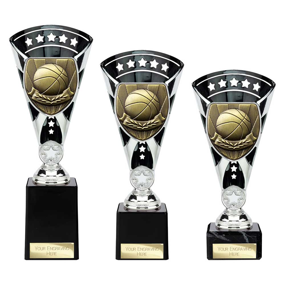 Cobra Star Cup Basketball Silver & Black