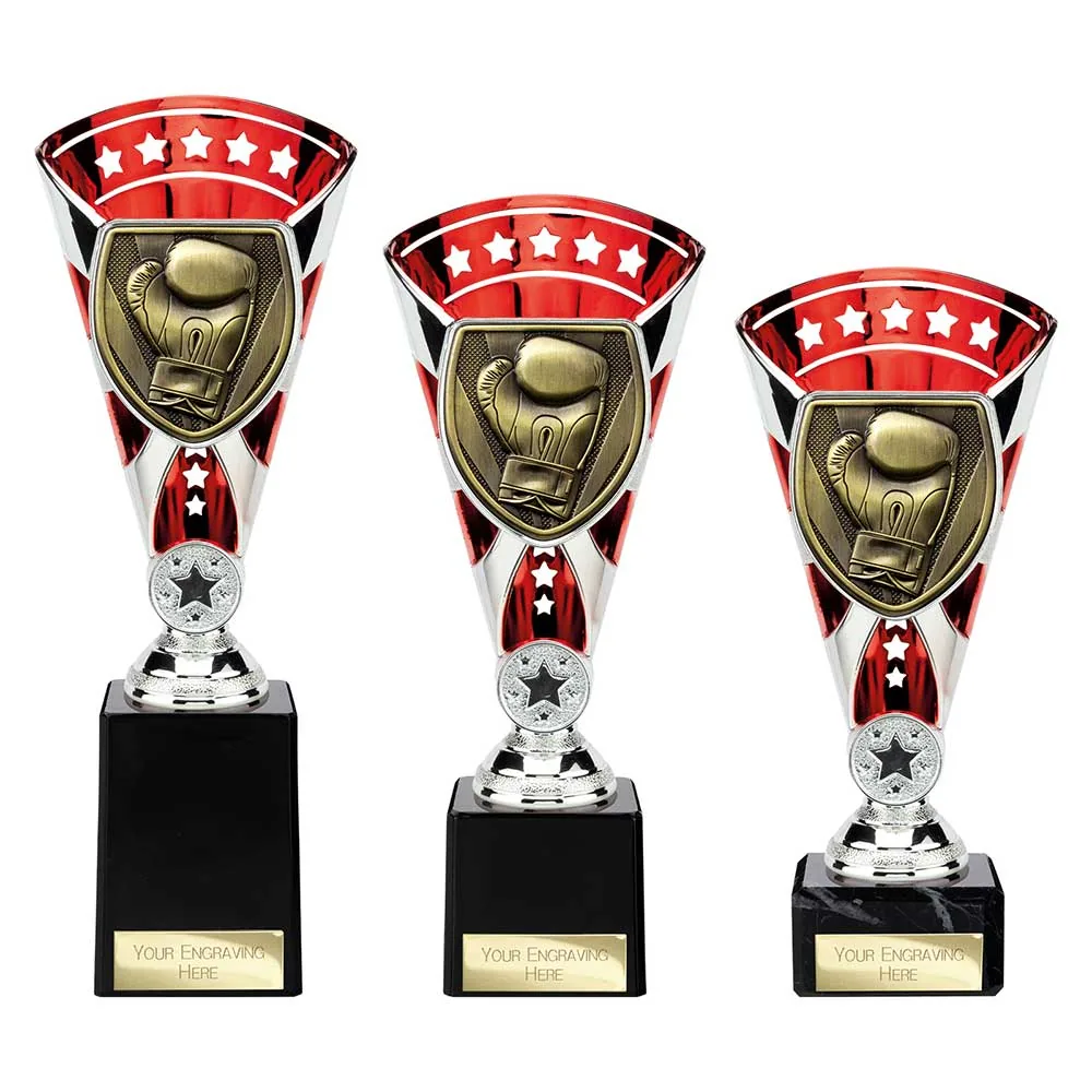 Cobra Star Cup Boxing Silver & Red