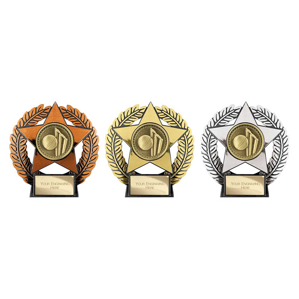 Emperor Star Cricket Plaque Bronze