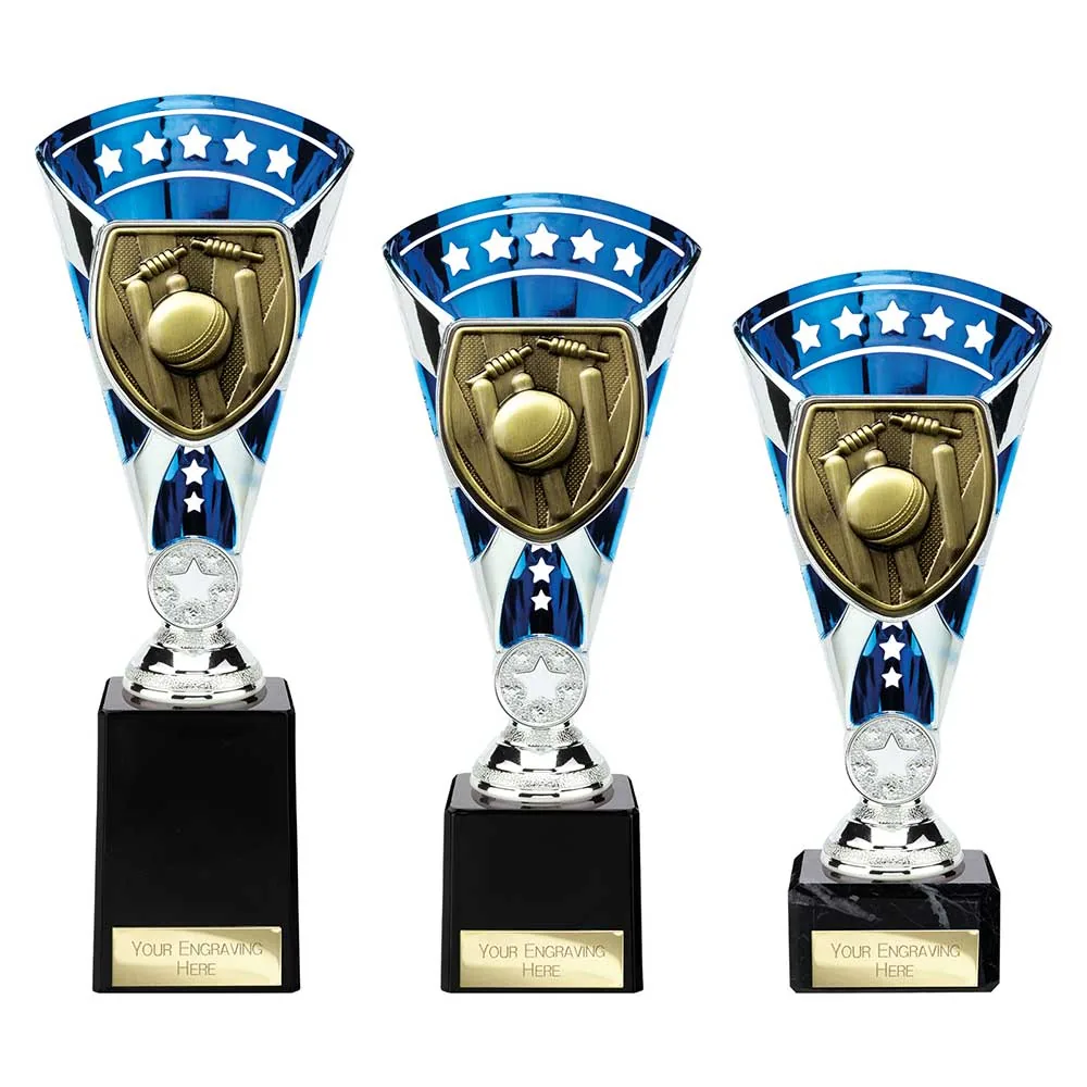 Cobra Star Cup Cricket Silver & Blue