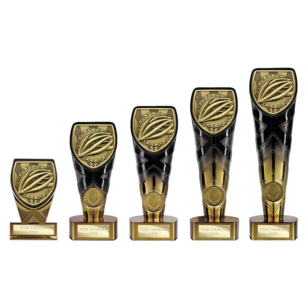 Fusion Cobra Cycling Plaque Award Black & Gold