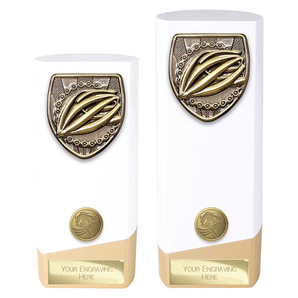 Prime Cobra Cycling Award White & Gold
