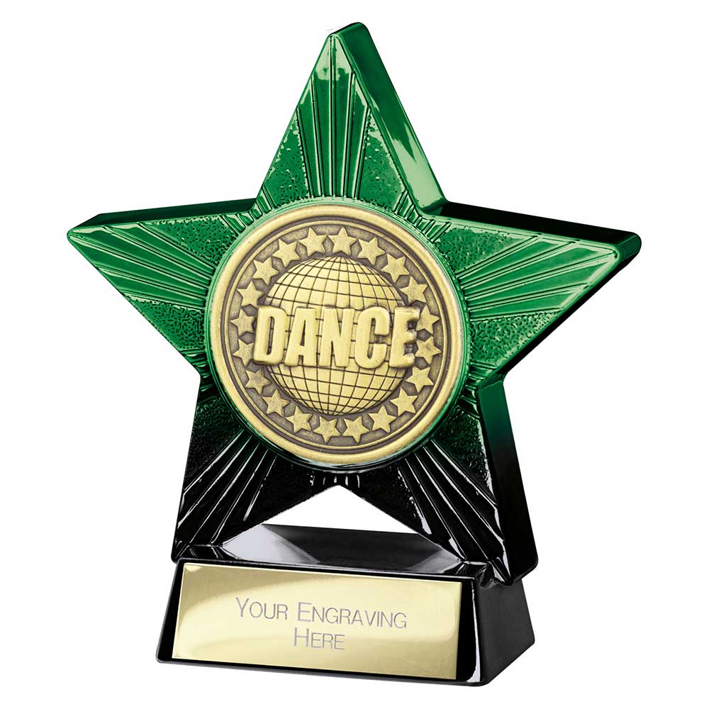 Superstar Dance Award Green & Black