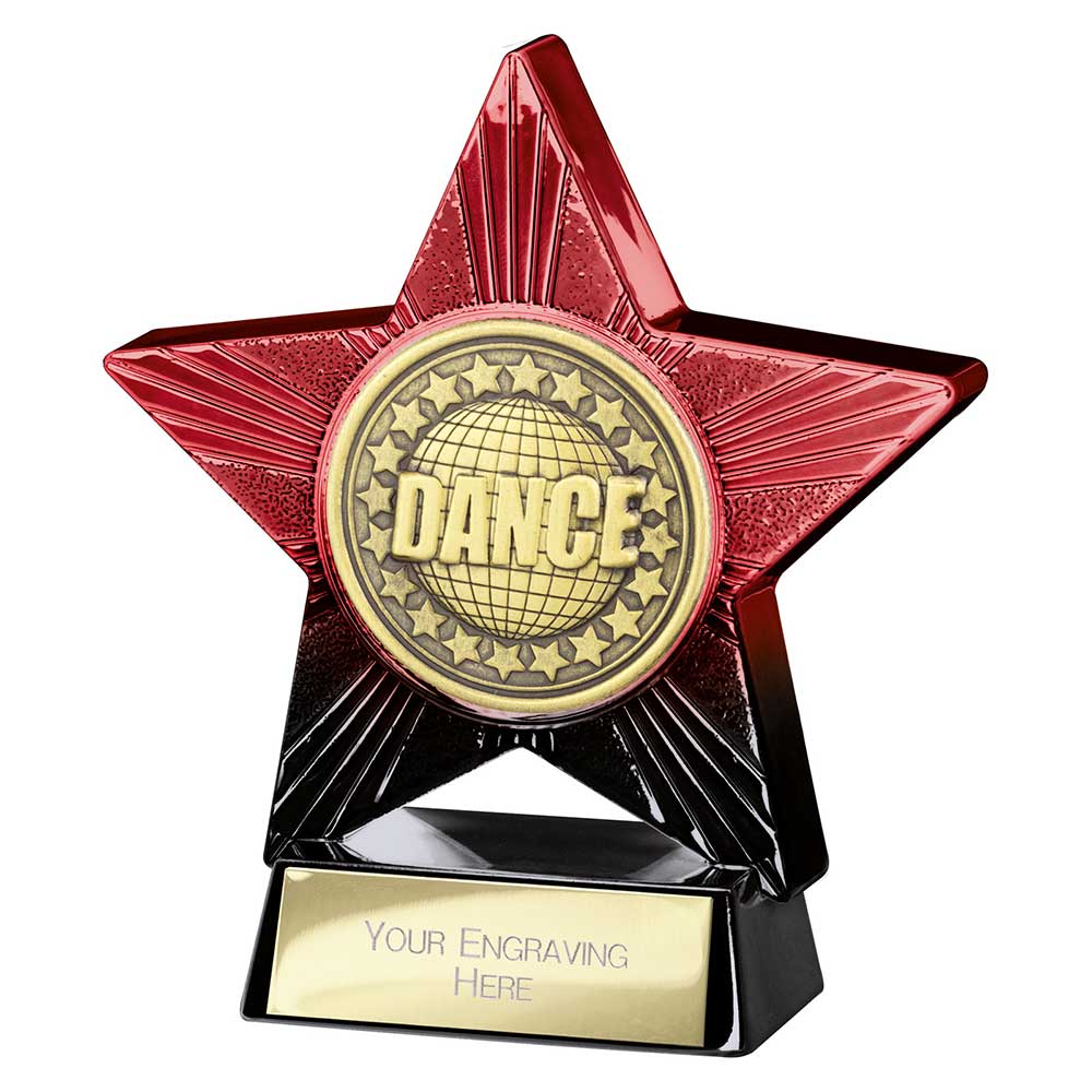 Superstar Dance Award Red & Black