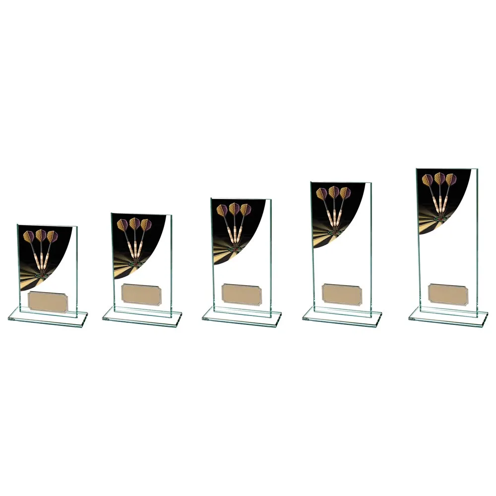 Colour Curve Darts Jade Glass Award