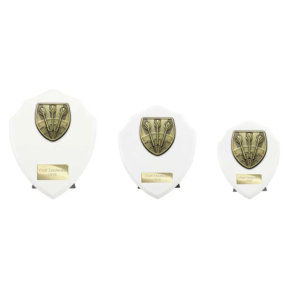 Cobra Shield Darts Award Arctic White
