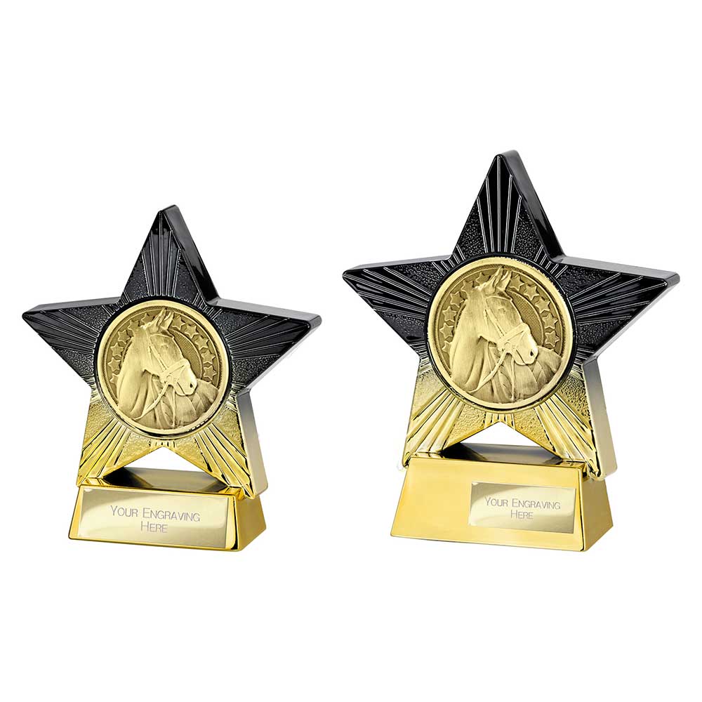 Superstar Equestrian Award Black & Gold