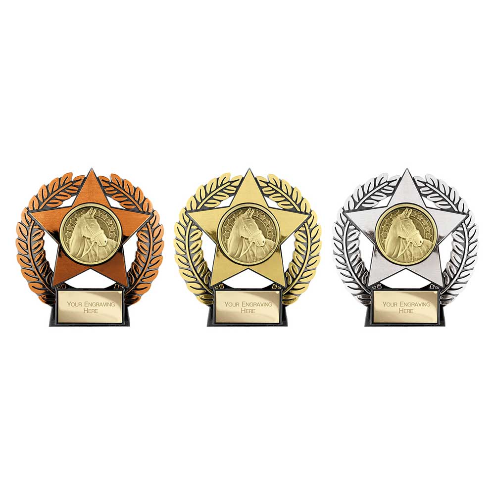 Emperor Star Equestrian Plaque Bronze