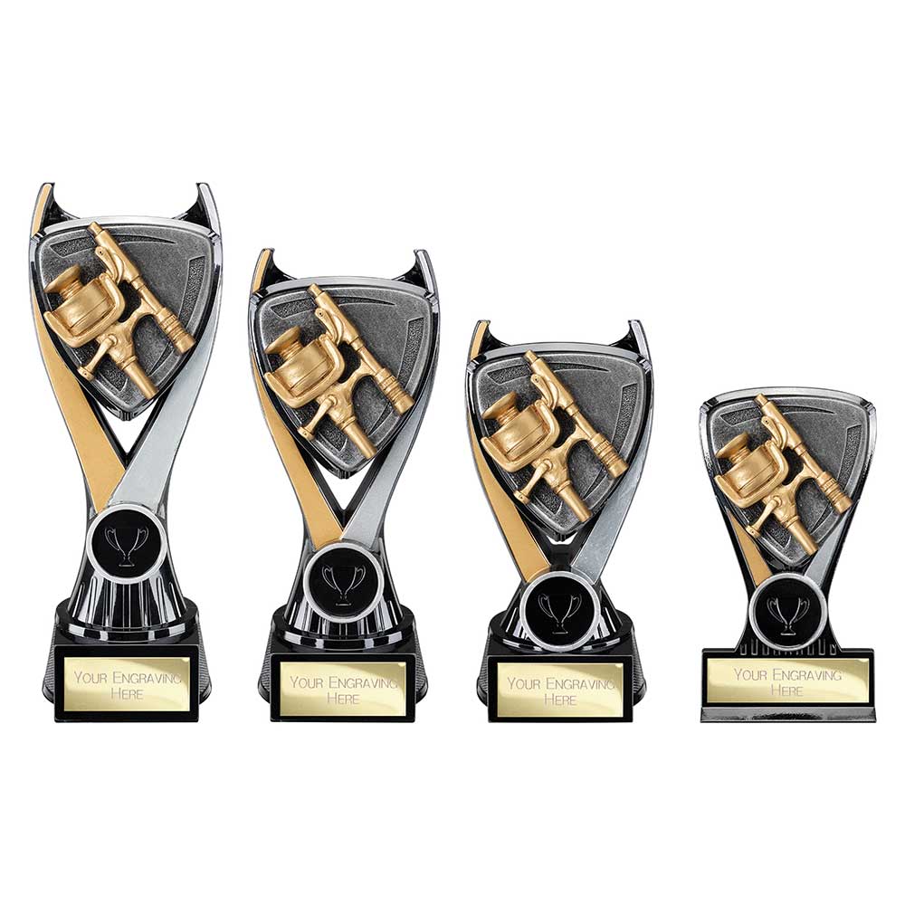 Wolverine Plaque Angling Carbon Black & Fusion Gold