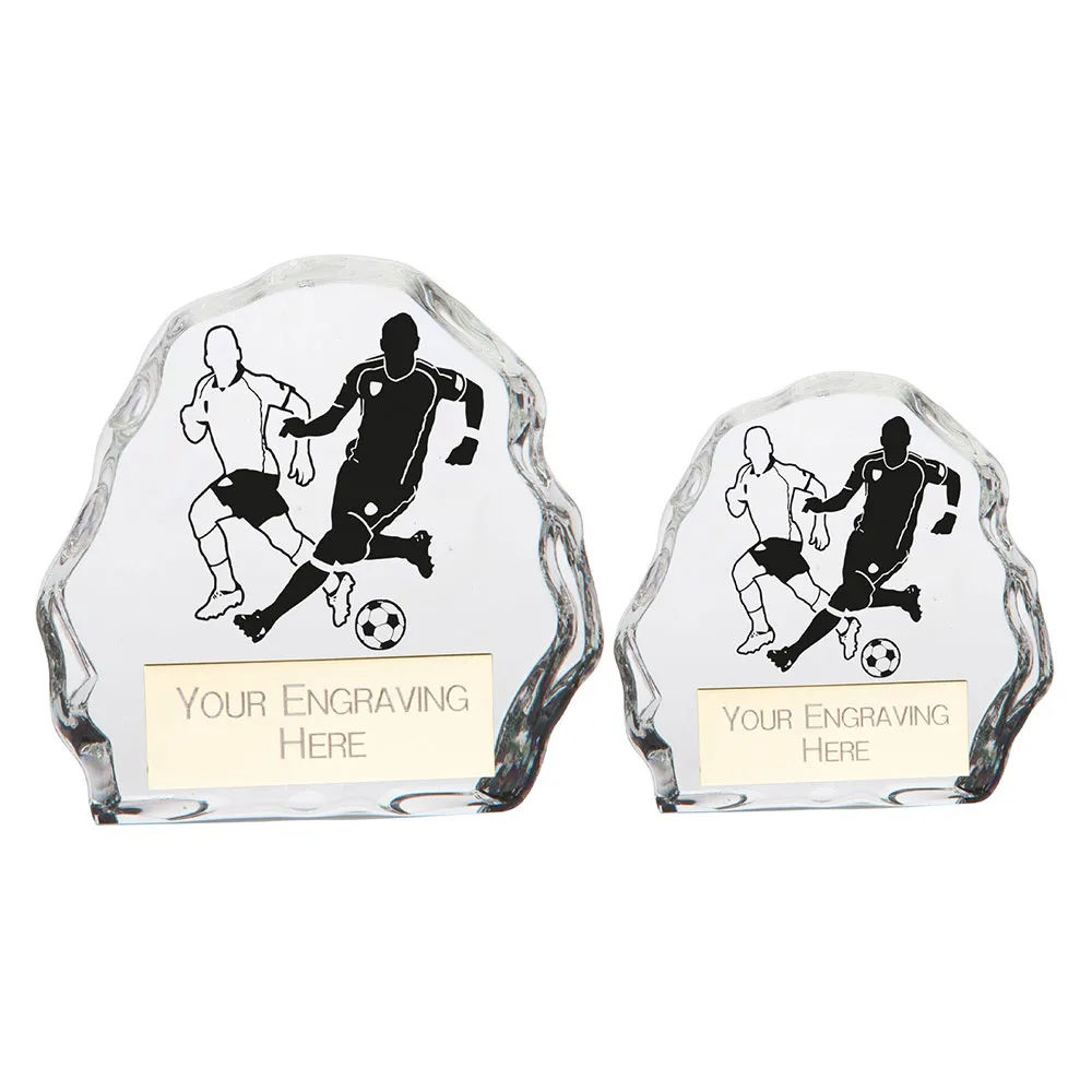 Mystique Football Male Glass Award