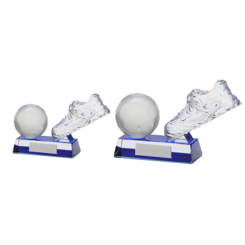Legacy Football Boot & Ball Crystal Award