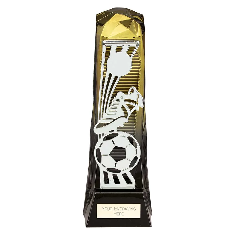 Shard Football Award Fusion Gold & Carbon Black