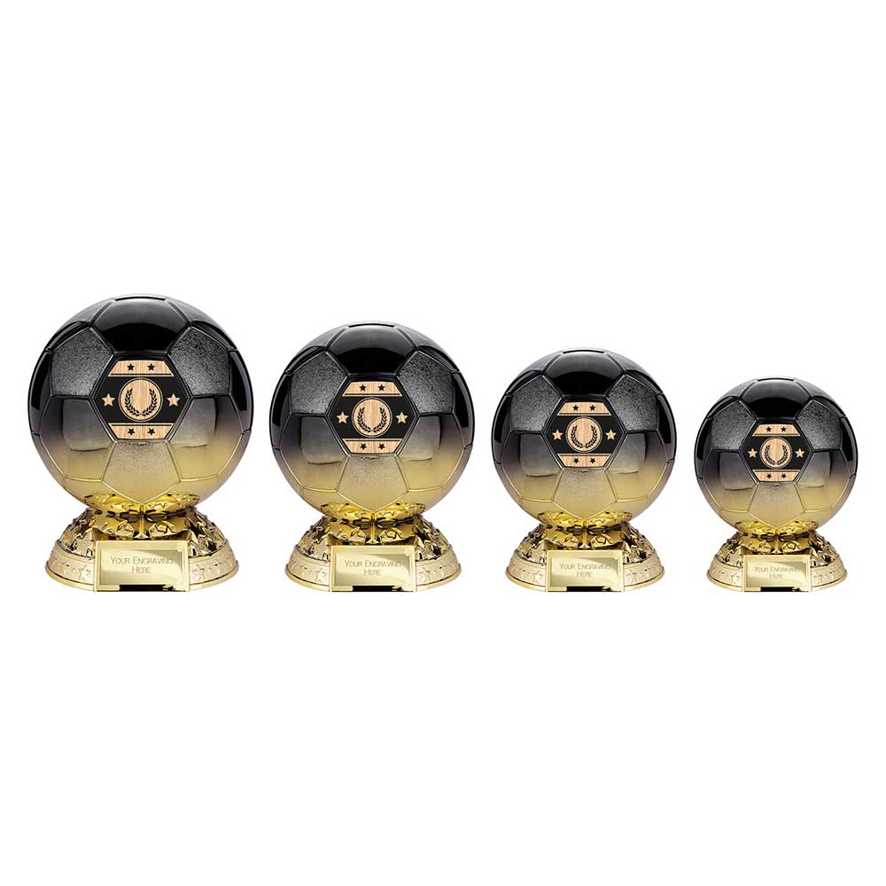 Elite Football Heavyweight Award Carbon Black to Gold