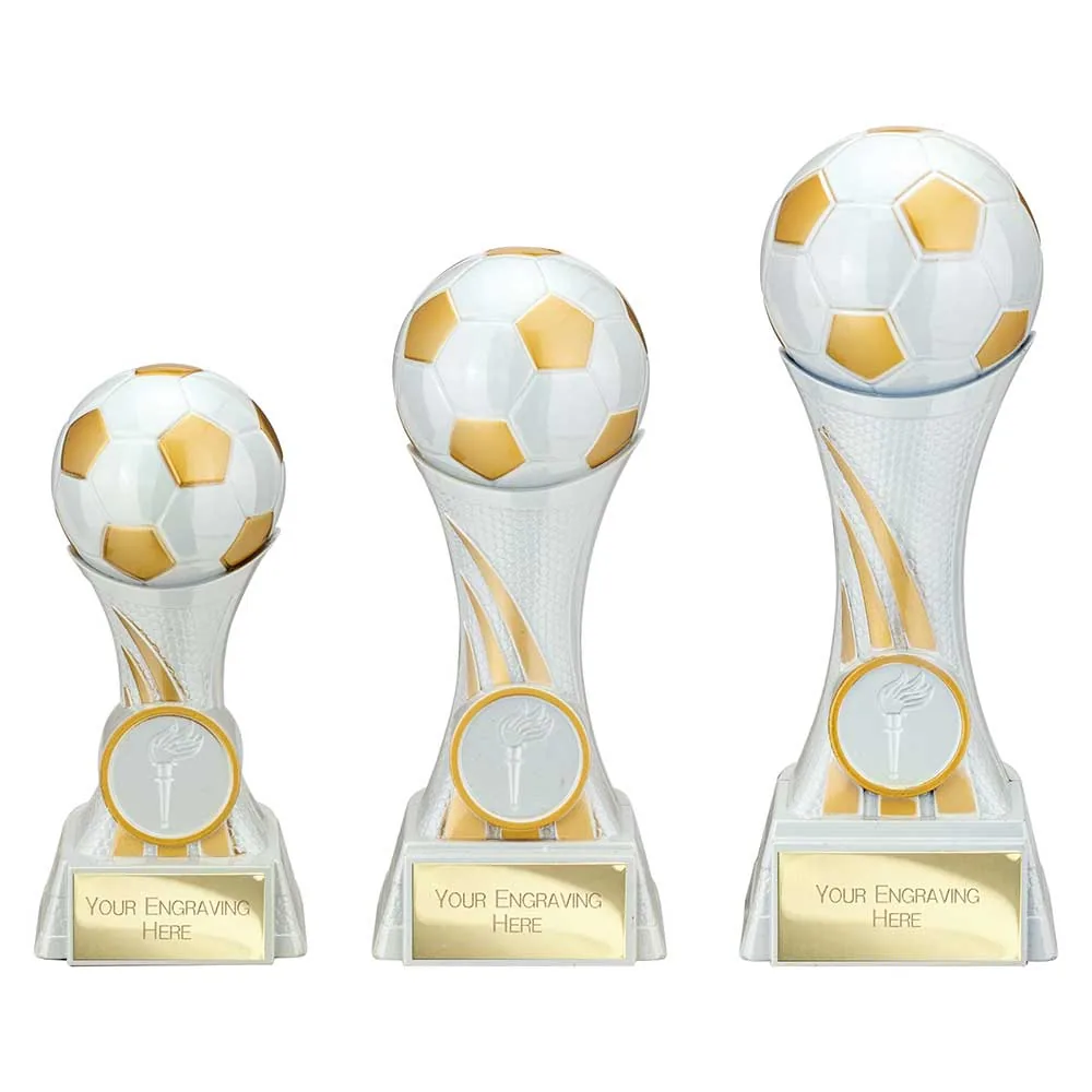 Attack Strike Football Award White & Gold