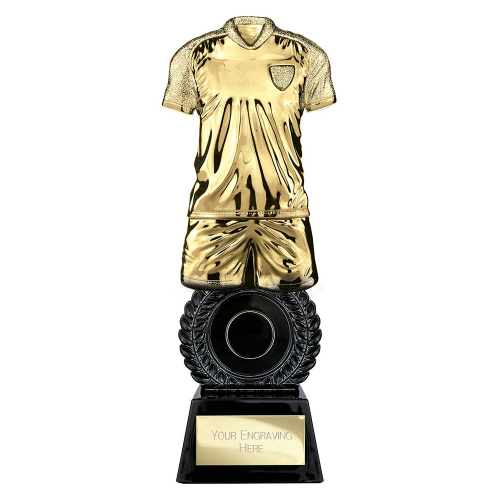 Intensity Football Award Gold & Carbon Black