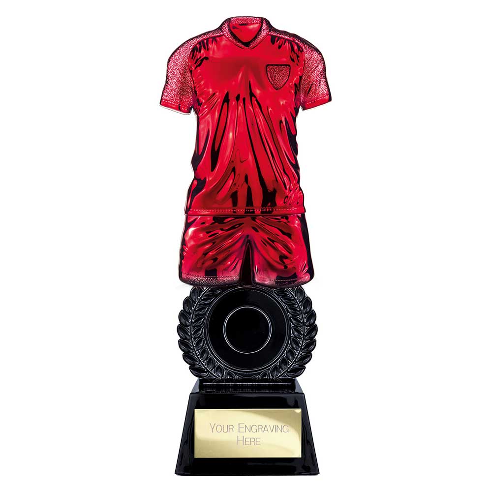 Intensity Football Award Metallic Red & Carbon Black