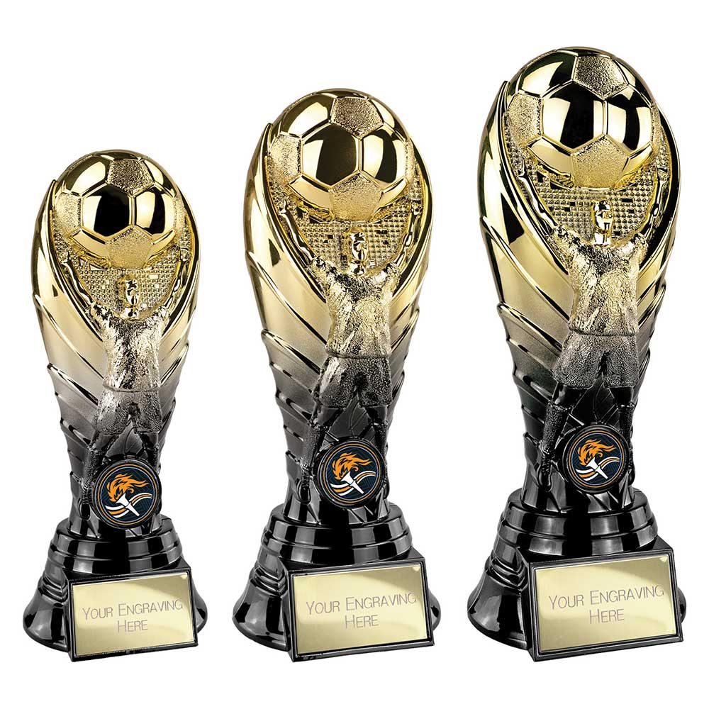 The Winning Goal Football Heavyweight Gold & Carbon Black