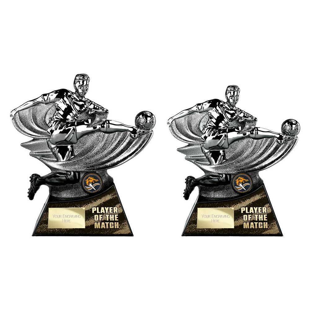 Power Strike Football Player of Match Gunmetal & Black