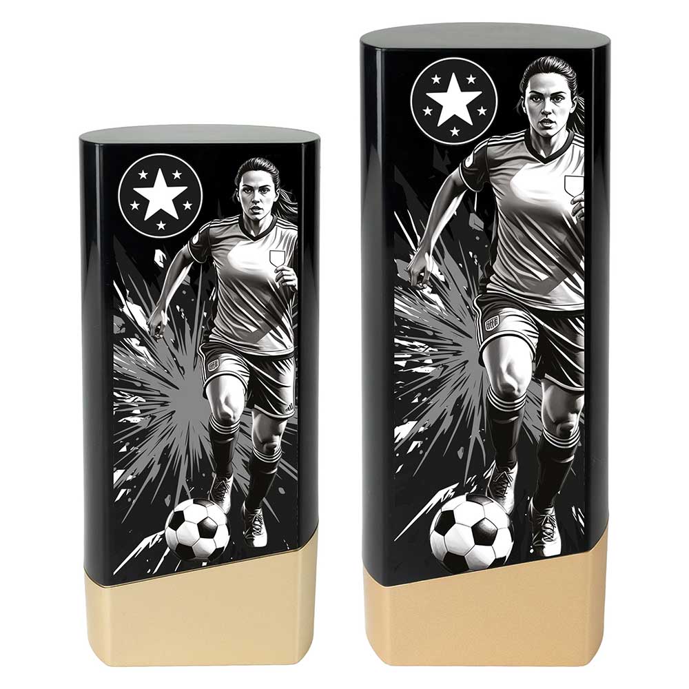 Prime Heavyweight Ladies Football Black & Gold