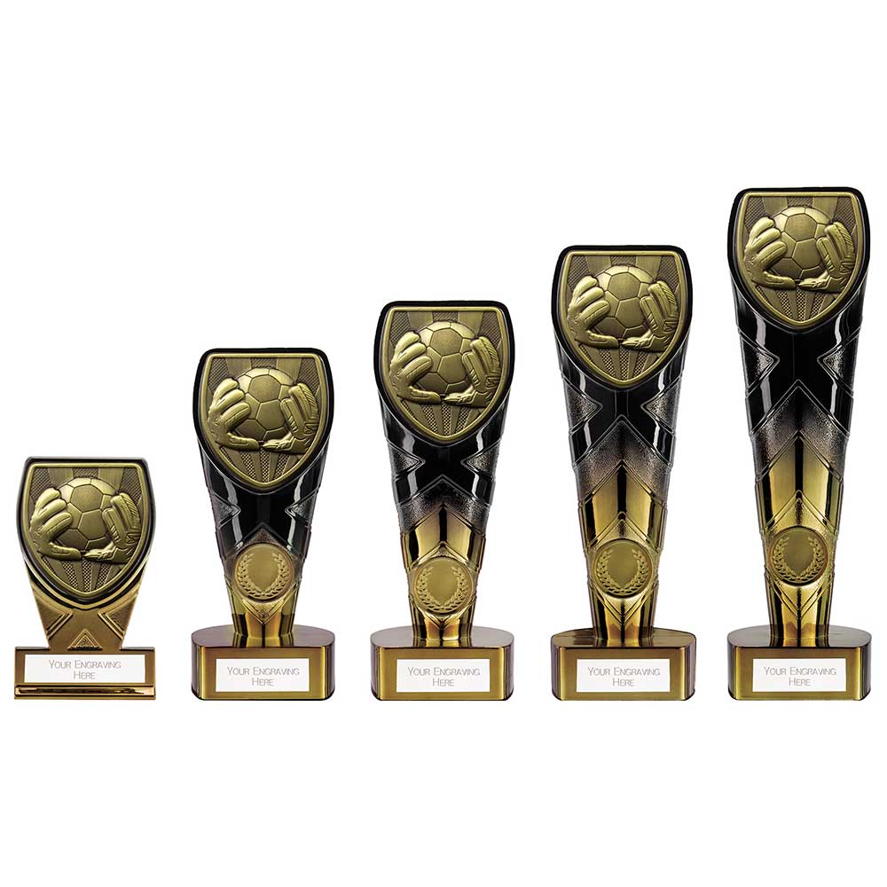 Fusion Cobra Goal Keeper Plaque Award Black & Gold