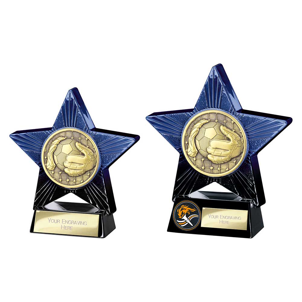Superstar Goalkeeper Award Blue & Black