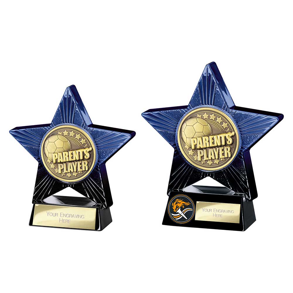 Superstar Parents Player Award Blue & Black