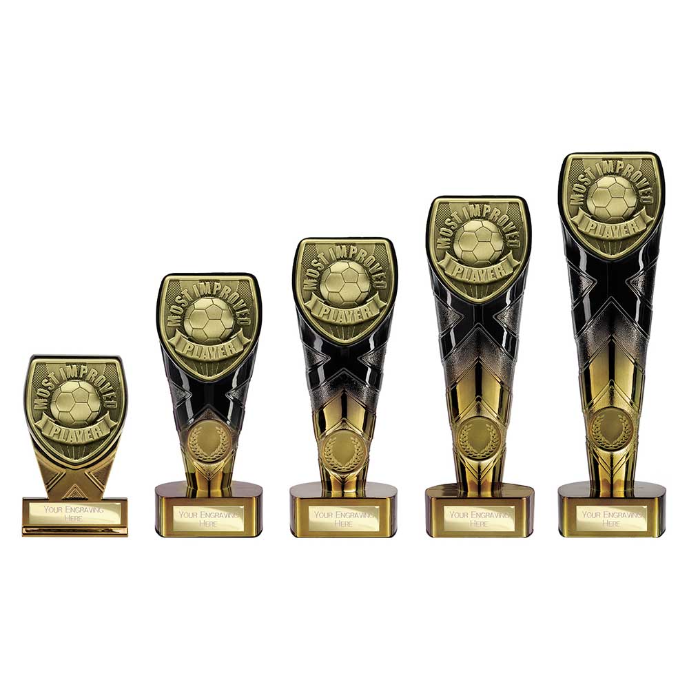 Fusion Cobra Most Improved Player Plaque Award Black & Gold
