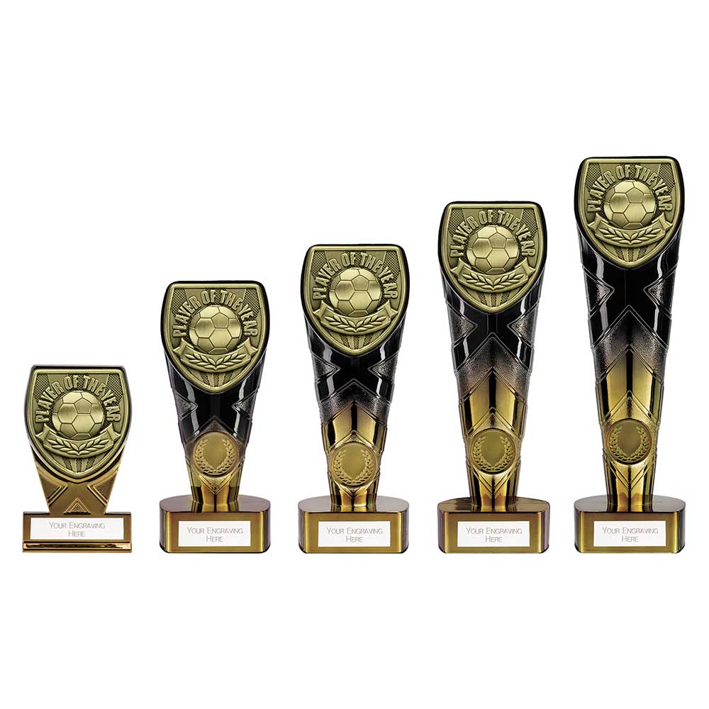 Fusion Cobra Player of Year Plaque Award Black & Gold