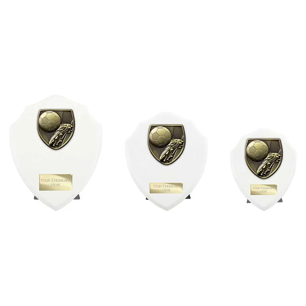 Cobra Shield Football Boot & Ball Award Arctic White