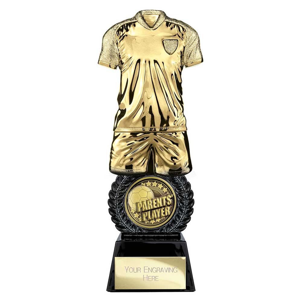 Intensity Football Parents Player Award Gold & Carbon Black