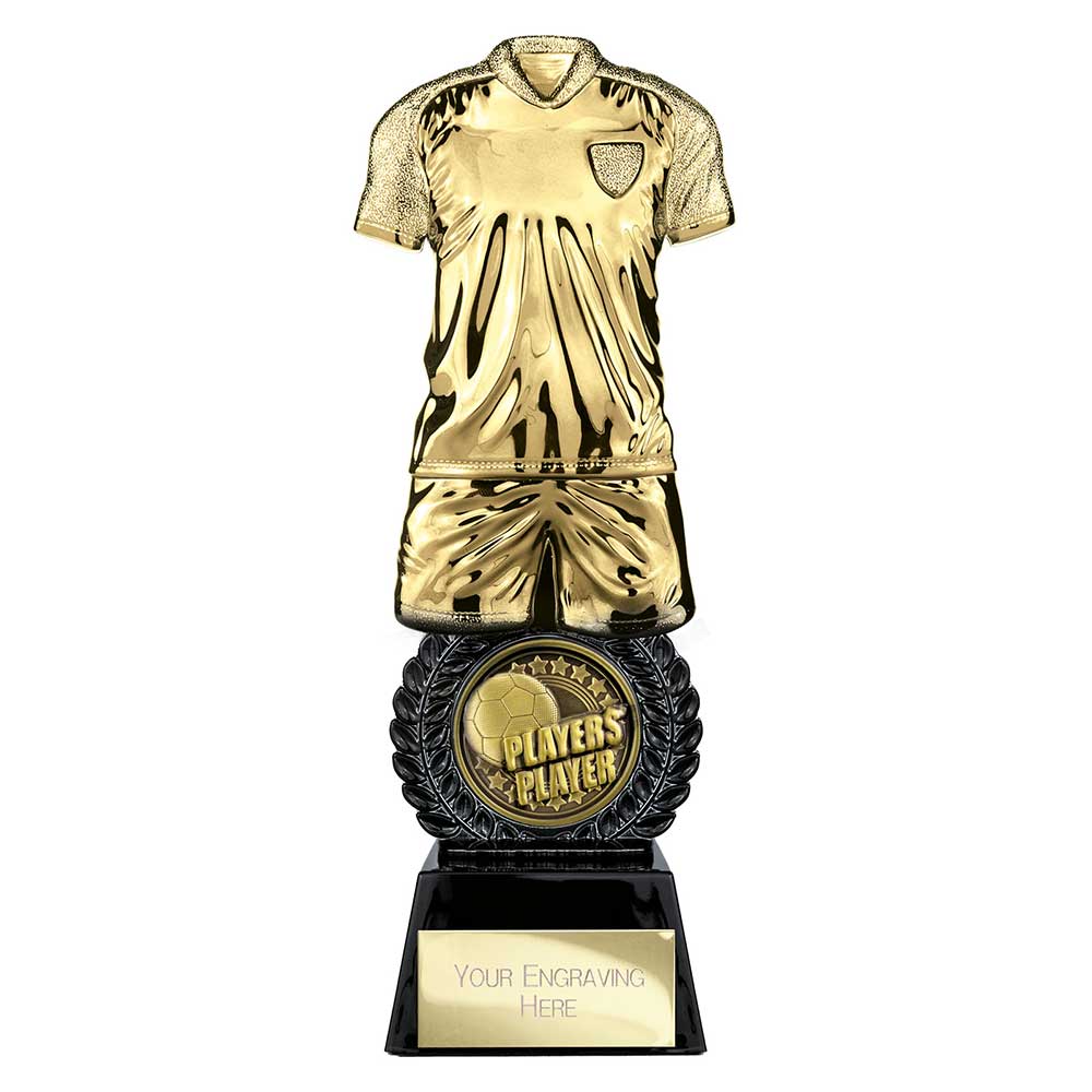 Intensity Football Players Player Award Gold & Carbon Black