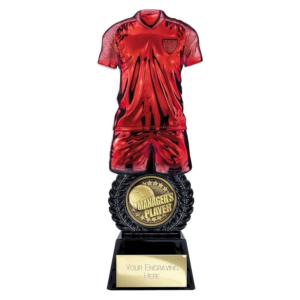 Intensity Football Managers Player Award Red & Carbon Black