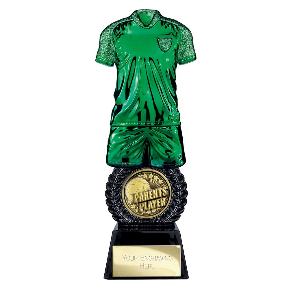 Intensity Football Parents Player Award Green & Carbon Black