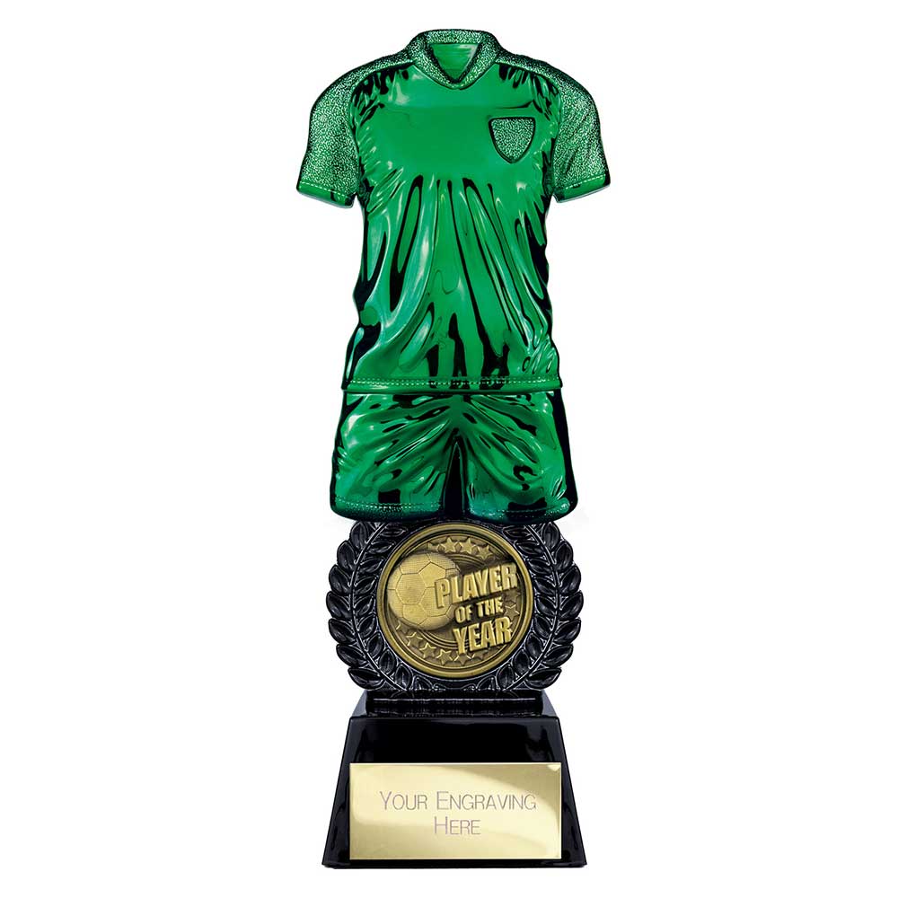 Intensity Football Player of Year Award Green & Carbon Black